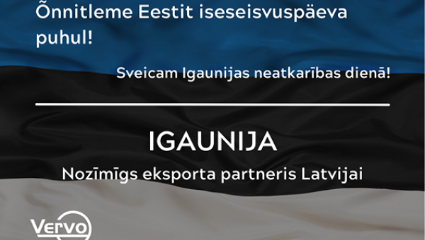 Sveicam Igaunijas valsts svētkos!
