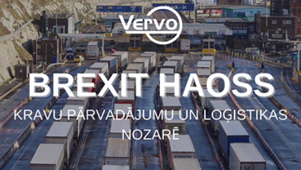 Brexit haoss kravu pārvadājumu un loģistikas nozarē