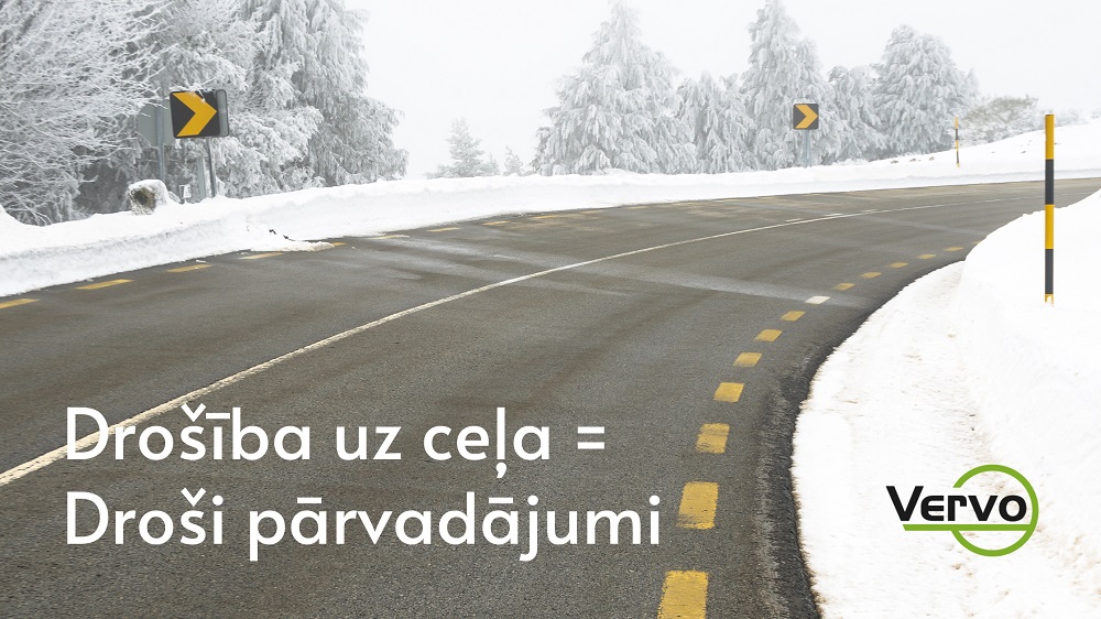 Drošība uz ceļa = droši kravu pārvadājumi. Kā mazināt avārijas ziemas laikā?