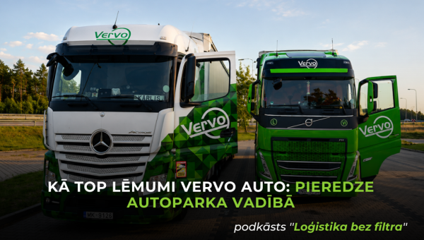 Kā top lēmumi Vervo Auto: pieredze autoparka vadībā